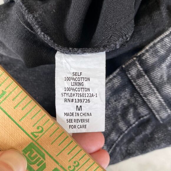 Women's Skirt Grunge trashy Black Denim Skirt Goth Emo Y2K - Picture 8 of 8